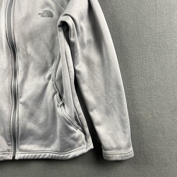The North Face Jacket Womens Large Gray Agave Full Zip Pockets Outdoor Hiking - Picture 5 of 11